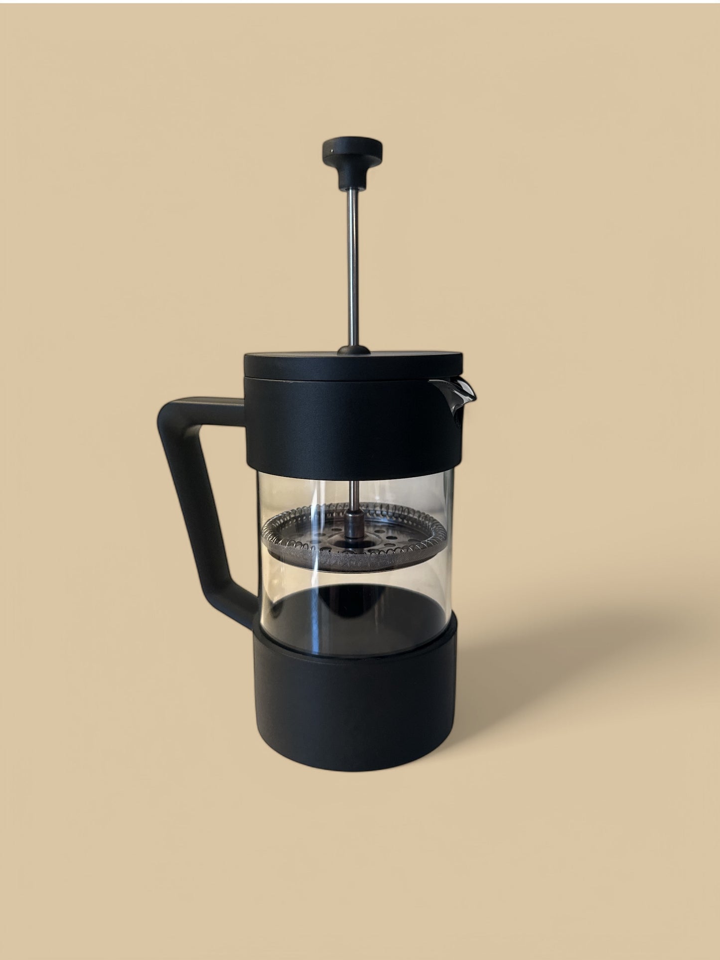 Cafetière à piston noir